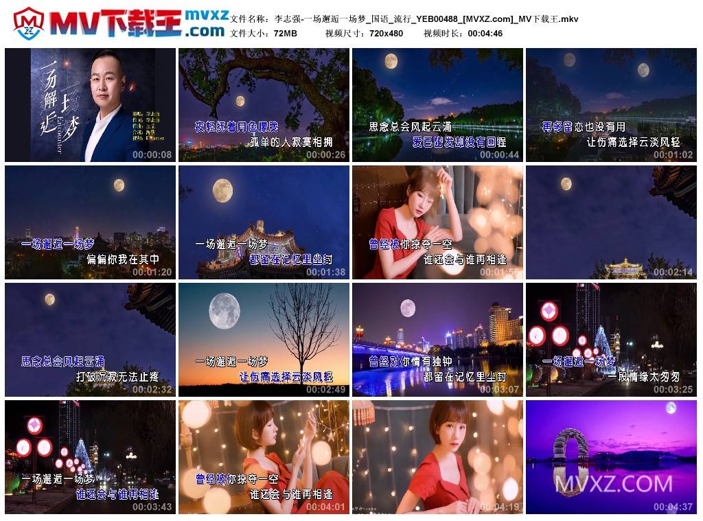 李志强-一场邂逅一场梦_国语_流行_YEB00488